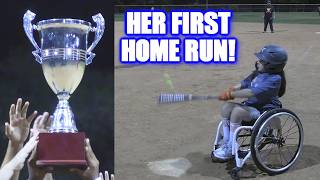 HER FIRST HOME RUN CAME IN THE CHAMPIONSHIP GAME  OnSeason Softball Series [upl. by Lenci]