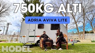 Adria Aviva Lite İnceleme  Arabam Çekmez Diyenlere 700KGlık Karavan çekmekaravan [upl. by Ivel45]