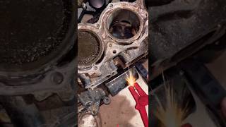 Engine cylinder piston cleaning easily 😃😅 shorts [upl. by Diarmit914]