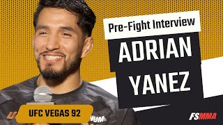 Adrian Yanez UFC Vegas 92 full prefight media day interview [upl. by Hertzog]