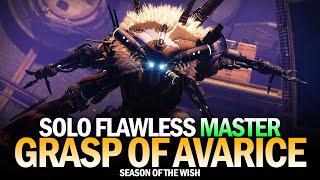 Solo Flawless Master Grasp of Avarice Dungeon Destiny 2 [upl. by Feeney]