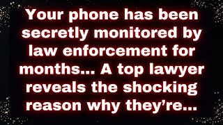 😲 Your phone has been secretly monitored by law enforcement for months… A top lawyer reveals 📱👁️ [upl. by Juetta439]