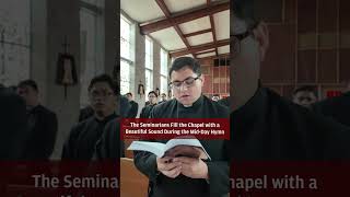 The Seminarians Fill the Chapel with a Beautiful Sound During the MidDay Hymn [upl. by Rica997]