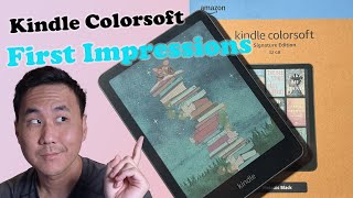 Kindle Colorsoft Poor Ratings on Amazon but I like it Initial ImpressionsUnboxing [upl. by Ahsatniuq]