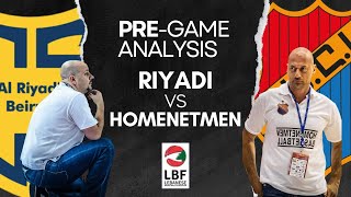 PreGame Analysis Riyadi vs Homenetmen تحليل مباراة هومنتمن رياضي كرة السلة اللبنانية [upl. by Odareg]