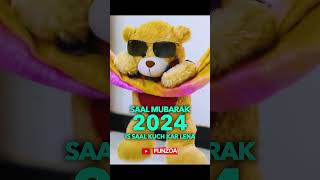 Naya Saal Mubarak 2024  नया साल मुबारक  Happy New Year Song Wish by Funzoa Teddy Videos [upl. by Sibby]