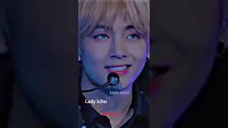 Lady killer romeo🔥❤‍🔥kimtaehyung jeonjungkook parkjimin btsshortstrendingshorts [upl. by Eetsirk]