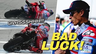 Marc Márquez Explained The Crash he Suffered in Buriram marcmarquez motogp thaigp marquez gp [upl. by Kendra]