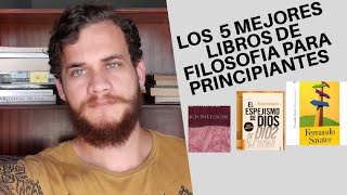 LIBROS DE FILOSOFÍA PARA PRINCIPIANTES  los 5 MEJORES libro 📚 🔥 🤯 [upl. by Siuqcram]