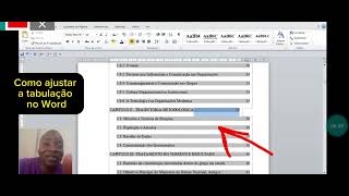 Como ajustar a tabulação no Word [upl. by Bertrand]