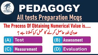 Most Important Pedagogy Mcqs for fpsc ECT TNA  trending education [upl. by Baras]