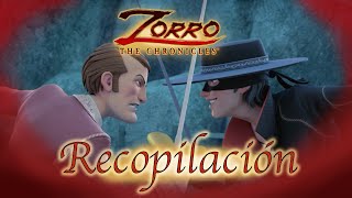 1 Hora RECOPILACIÓN  Las Crónicas del Zorro  Capítulo 22  24  Dibujos de super héroes [upl. by Plafker]