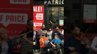 Toyota Ceili Band  Fleadh Cheoil 2016 Street Performance 2 [upl. by Esilec79]