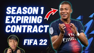 FIFA 22 Contract Expiring 1st Season Free Signing  Career Mode Tips Attacker [upl. by Tansy]