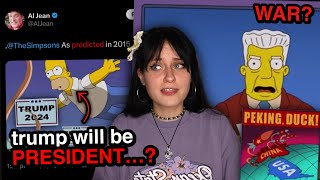 The Simpsons 2024 Predictions Are TERRIFYING [upl. by Usanis]