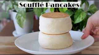 Fluffy Japanese Souffle Pancakes Recipe  Extended version with tutorial [upl. by Lorant711]