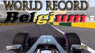 WORLD RECORD in Belgium  F1 2017 wsetup [upl. by Greenebaum82]