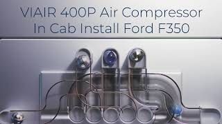 VIAIR 400P In Cab Install F350 [upl. by Aihsa510]