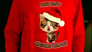 Caroling Kitty Ugly Christmas Sweater Digital Dudz Christmas 2013 [upl. by Nylatsirhc]