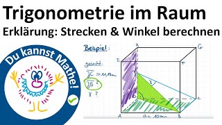 Trigonometrie im Raum [upl. by Enimaj]