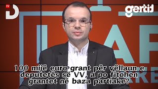 100 mijë euro grant për vëllaun e deputetës së VV a po fitohen grantet në baza partiake  DTV [upl. by Egoreg]