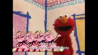 muppet Elmo count the barbershop quartet pigs [upl. by Inej]