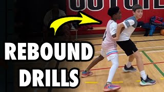 Basketball Rebound Drills For All Teams To Use [upl. by Aseneg]