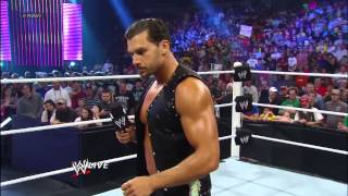 Fandango is dissatisfied with the WWE Universes attempt at doing the Fandango Raw April 15 2013 [upl. by Drusus]