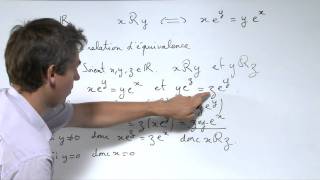 Exercice 2 Relation déquivalence relation dordre 00212 [upl. by Amarette]