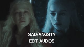 ୨୧ sad\angsty edit audios  timestamps ⋅˚₊‧ [upl. by Aerdnac]