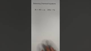 Balancing Chemical Equations [upl. by Carver]