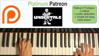 Undertale OST  Bonetrousle  Patreon Dedication 37 Piano Cover [upl. by Acinhoj595]