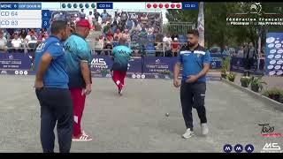 MENS DOUBLES LAMBERGER MAGNY vs HATCHADOURIAN PUCCINELLI  FRENCH PETANQUE CHAMPIONSHIP 2024 [upl. by Victor]