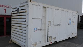 775558 CUMMINS C1250D2R 1250KVA KTA50G3 DIESEL GENERATOR SET 400V230V 3PHASE 2007 [upl. by Herra]