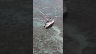 Scary Sailboat Emergency  Storm SMASHES Yacht on Reef as crew bails [upl. by Farrell488]