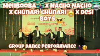 MEHBOOBA🕺NAACHO NAACHOCHUNARI CHUNARIDESI BOYS😎  DANCE PERFORM 🎭 ​⁠Nomadicammo [upl. by Nyloc15]