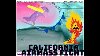 California Weather Warm Storm Pattern Change [upl. by Cl]