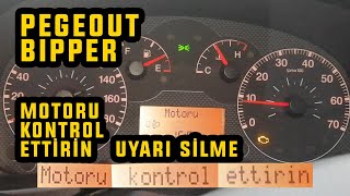 Motoru Kontrol Ettirin Uyarısı Silme Yöntemi Pegeout Bipper 14 HDI [upl. by Babette]