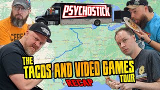 Psychostick Tour Vlog  Tacos amp Videogames wBit Brigade [upl. by Ahsitul178]