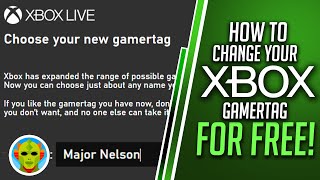 How To Change Your Xbox Gamertag FOR FREE  New Xbox Gamertag Update 2020 [upl. by Shira]