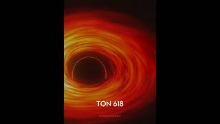 The second largest black hole in the universe TON618 [upl. by Yarb]