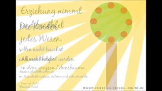 FRÖBEL ZITATE  POSTER [upl. by Aianat]