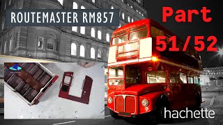 Hachette Routemaster RM857 Londonbus Part 51 amp 52  Die vordere und hintere Wand des Unterdecks [upl. by Talia762]