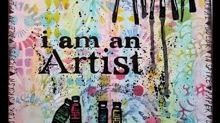 Art Journal 6  I am an artist [upl. by Cheria]