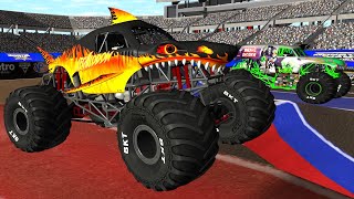 24 Truck World Finals 20 Racing  Monster Jam Rigs of Rods [upl. by Eizle]