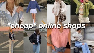 CHEAP online clothing stores to find trendy and aesthetic clothing affordable places to shop online [upl. by Pamela209]