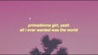 Marina  Primadonna Girl Lyrics 1 [upl. by Karola]