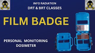 film badge dosimeter  personal monitoring device  radiology  drt and brt classes [upl. by Edla]