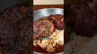 🤤 Oxtail Heaven 🍚 MeltinYourMouth Flavor shorts cooking oxtails foodie food [upl. by Lohse22]