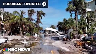 Florida residents begin to recover from the devastating damage left behind from Hurricane Milton [upl. by Ahsiena]